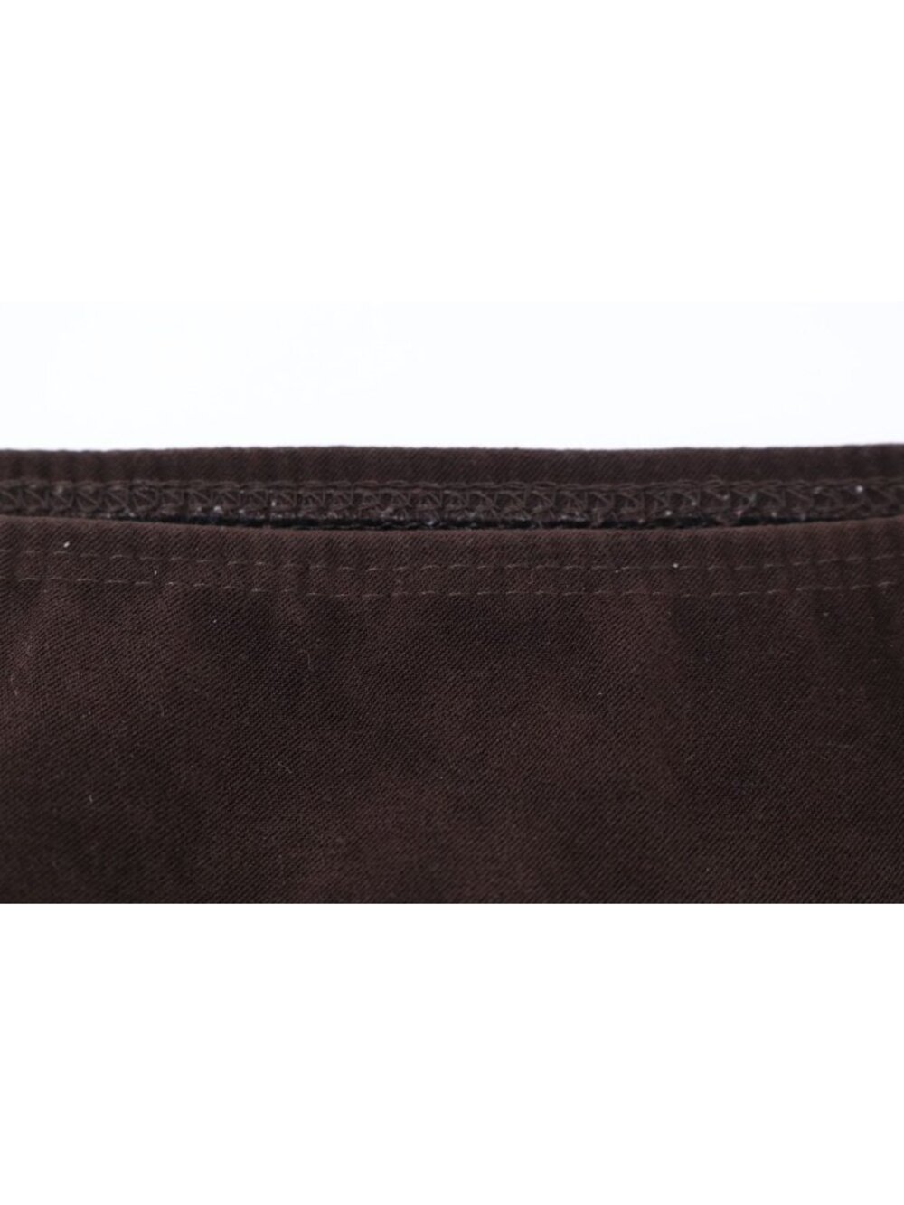 Boho Chic Skirt Womens S Brown Suede Eyelet Hem Cottage Core Pencil Y2K Vintage - Picture 4 of 12